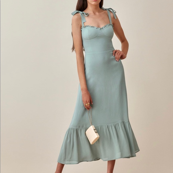 Reformation Nikita Dress Sz 0 - Picture 1 of 5